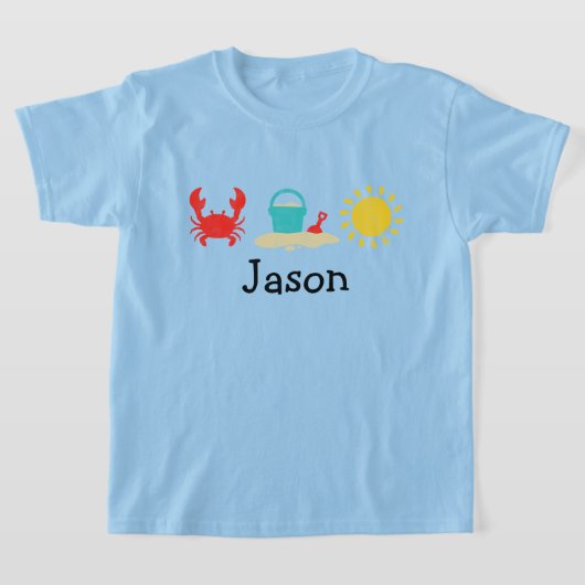 Boys Waterverf Beach Trio T-Shirt (Laagn)