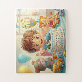 Boy's Whimsical Birthday Party & Cars Legpuzzel