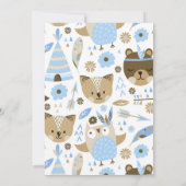 Boys Wild Een Baby shower Uitnodiging (Achterkant)