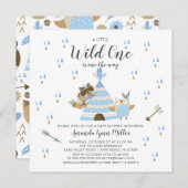 Boys Wild Een Baby shower Uitnodiging (Voorkant / Achterkant)