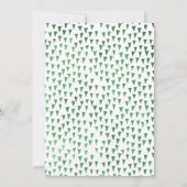 Boys Wild One Safari Baby shower Invitation Kaart (Achterkant)