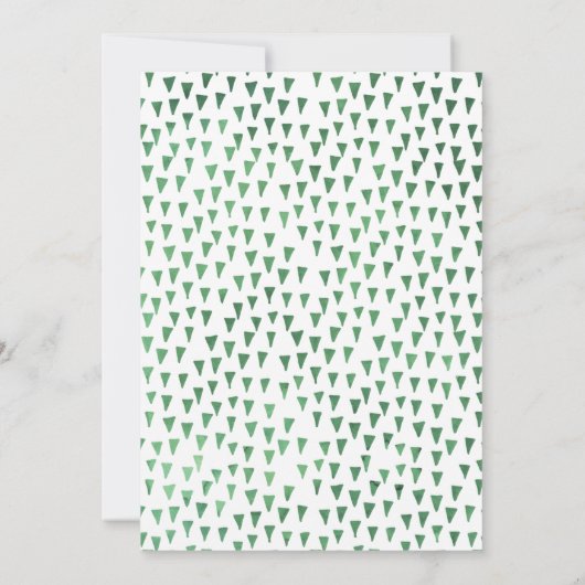 Boys Wild One Safari Oerwoud Baby shower Invitatio Kaart (Achterkant)