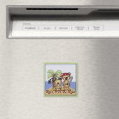 Boys Will Be Boys Lil Pirate Beren Magnet (Insitu (Vaatwasser))