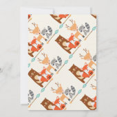 Boy's Woodland Animals Verjaardag Kaart (Achterkant)