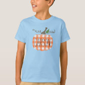 Boys Youth Waterverf Oranje Pset T-Shirt (Voorkant)