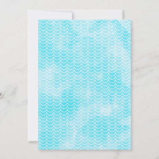 Boy's Zee Creatures One-der Het Zee 1e Verjaardag Kaart (Achterkant)