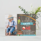 Boys zijn O-vis-al foto eerste uitnodiging van de  (Staand voorkant)