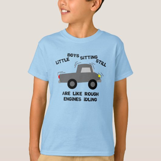 Boys zitten nog steeds t-shirt (Voorkant)