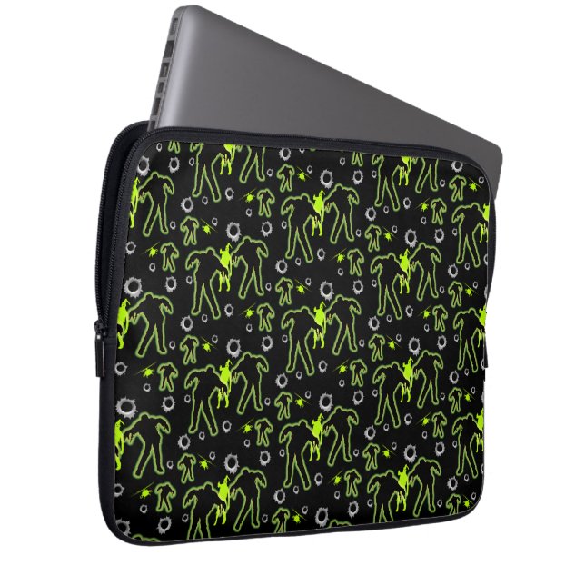 Boys Zombie School Laptop Sleeve (Voorkant Rechts)