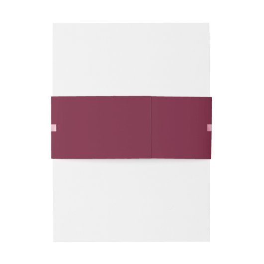 boysenberry belly band uitnodigingen wikkel (Achterkant Voorbeeld)