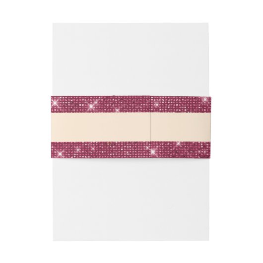 Boysenberry Belly Band Uitnodigingen Wikkel (Achterkant Voorbeeld)