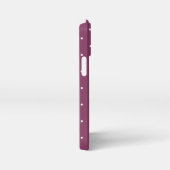 Boysenberry en witte Polka Dots Telefoon Cases iPhone Hoesje (Rechterkant)