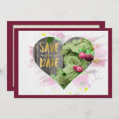 Boysenberry Foto slaat de Kaart Datum op (Voorkant / Achterkant)