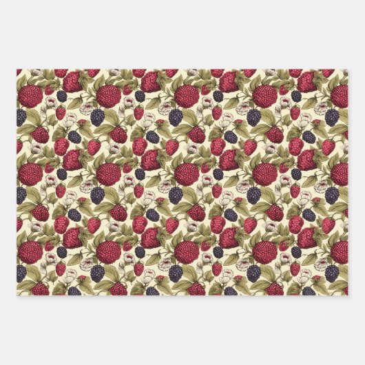 Boysenberry Inpakpapier Vel (Voorkant)