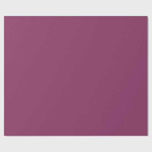 Boysenberry Solid Color Cadeaupapier (Vlak)