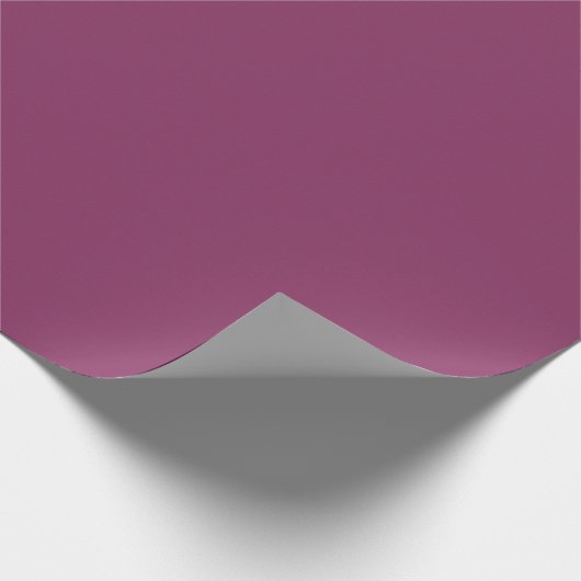 Boysenberry Solid Color Cadeaupapier (Hoek)