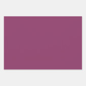 Boysenberry Solid Color Inpakpapier Vel (Voorkant 3)