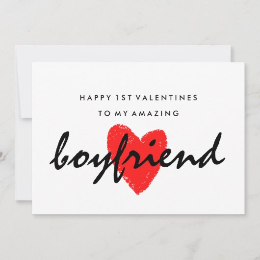 Boyvriend 1e Valentijnse kaart (Voorkant)