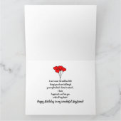 Boyvriend Birthday hou van mijn hartstadstreinen Kaart (Binnen)