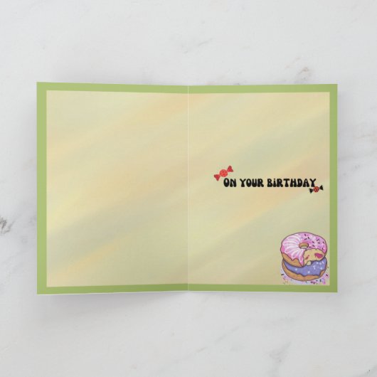 Boyvriend Birthday Kaart (Binnen)