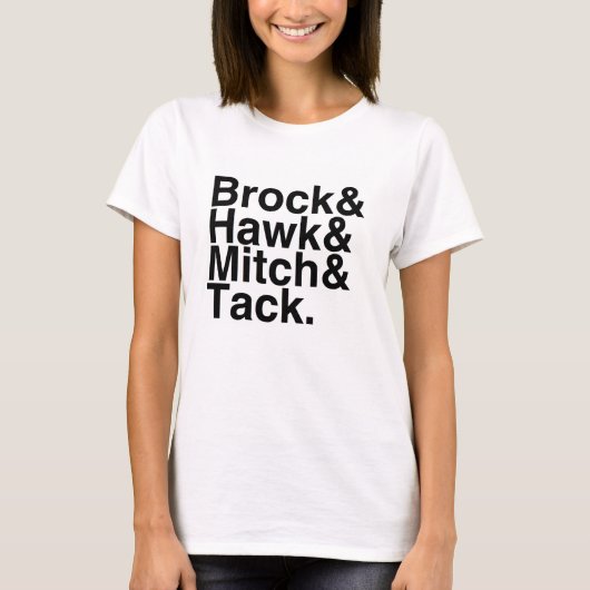 Boyvriend Boyvriend- Brock, Hawk, Mitch, Tack T-shirt (Voorkant)