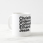Boyvriend-Christelijk, Gideon, Colton, Ethan, Koffiemok (Voorkant links)