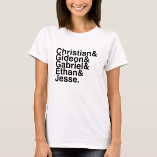 Boyvriend, Christelijk, Gideon, Gabriel, Ethan, T-shirt