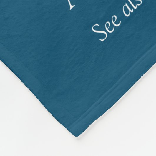 Boyvriend Definition Cool Fun Blue Fleece Deken (Hoek)