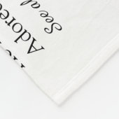 Boyvriend Definition Script Red Love Heart Fleece Deken (Hoek)