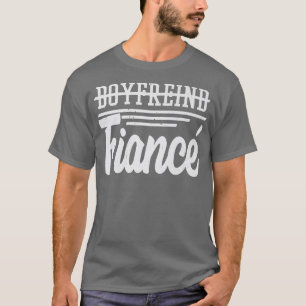 Boyvriend Fiance Relatie Couple Marriage Cele T-shirt