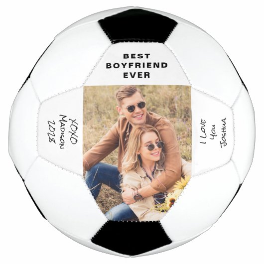Boyvriend Foto gepersonaliseerd Voetbal (Voorkant)