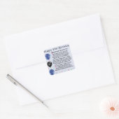 Boyvriend gedicht - 40e verjaardag vierkante sticker (Envelop)