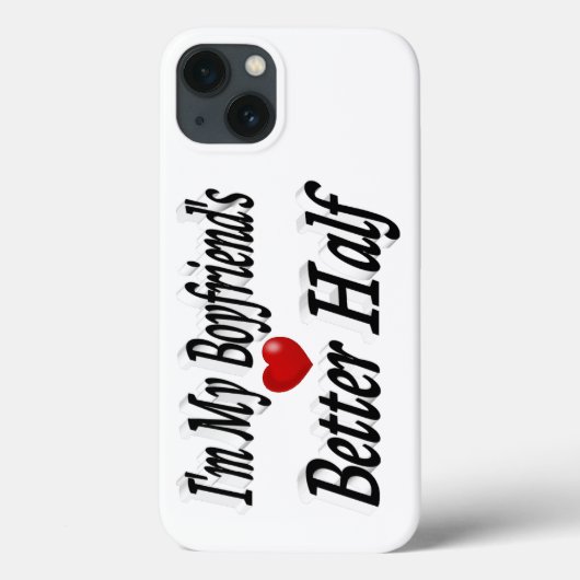 Boyvriend grappige citaat zwarte tekst Case-Mate iPhone case (Achterkant)