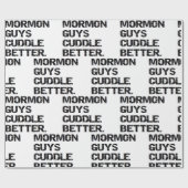 Boyvriend Husband Kerstmis Birthday Mormon Cadeaupapier (Vlak)