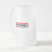 Boyvriend in training - Valentijn Gift Matglas Bierpul (Voorkant links)