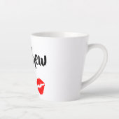 Boyvriend Kisses Latte Mok (Rechts)