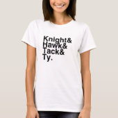 Boyvriend Knight, Hawk, Tack, Ty T-shirt (Voorkant)