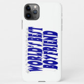 Boyvriend met blue text iPhone case iPhone Hoesje (Achterkant)