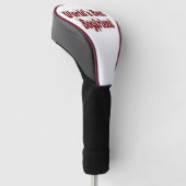 Boyvriend met boeroendisch script golfheadcover (Schuin)