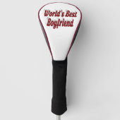 Boyvriend met boeroendisch script golfheadcover (Voorkant)