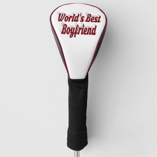 Boyvriend met boeroendisch script golfheadcover (Voorkant)