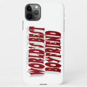Boyvriend met boerogundy text iPhone case iPhone Hoesje (Achterkant)