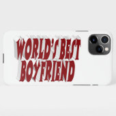 Boyvriend met boerogundy text iPhone case iPhone Hoesje (Achterkant horizontaal)