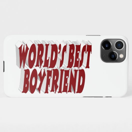 Boyvriend met boerogundy text iPhone case iPhone Hoesje (Achterkant horizontaal)
