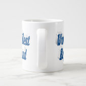 Boyvriend met zee blauw half script grote koffiekop (Achterkant)