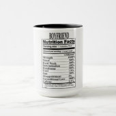 Boyvriend Nutrition Facts Mok (Midden)