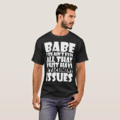 Boyvriend Quote Cool-vriend bedriegt meme T-shirt (Voorkant volledig)