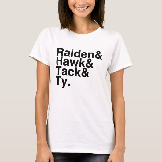Boyvriend Raiden, Hawk, Tack, Ty T-shirt (Voorkant)