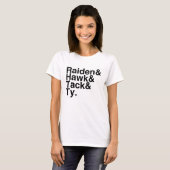 Boyvriend Raiden, Hawk, Tack, Ty T-shirt (Voorkant volledig)