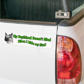 Boyvriend Ride Stud Bumpersticker Horse Funny (Op Truck)